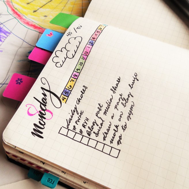 how to use a bullet journal as a stay at home mom